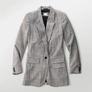 A New Day Plaid Boyfriend Blazer